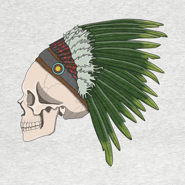 skull headdress by Artbychb